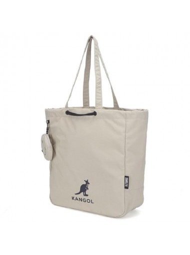 Kangol x Smiley Shopper Bag- Light Beige 8009
